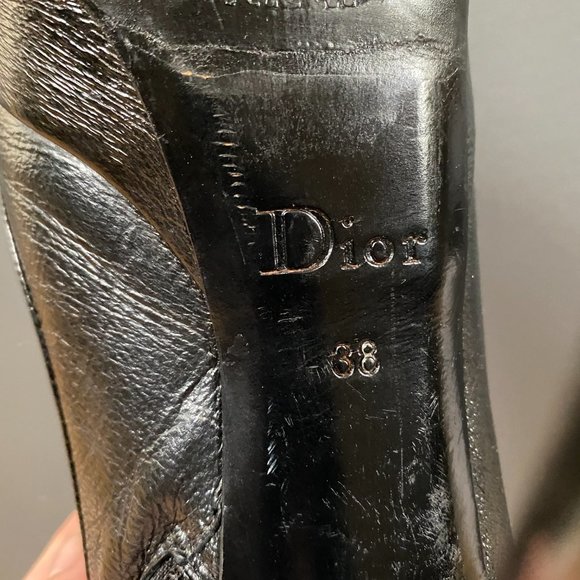 Christian Dior Leather and Suede Ankle Boots - Picture 4 of 6